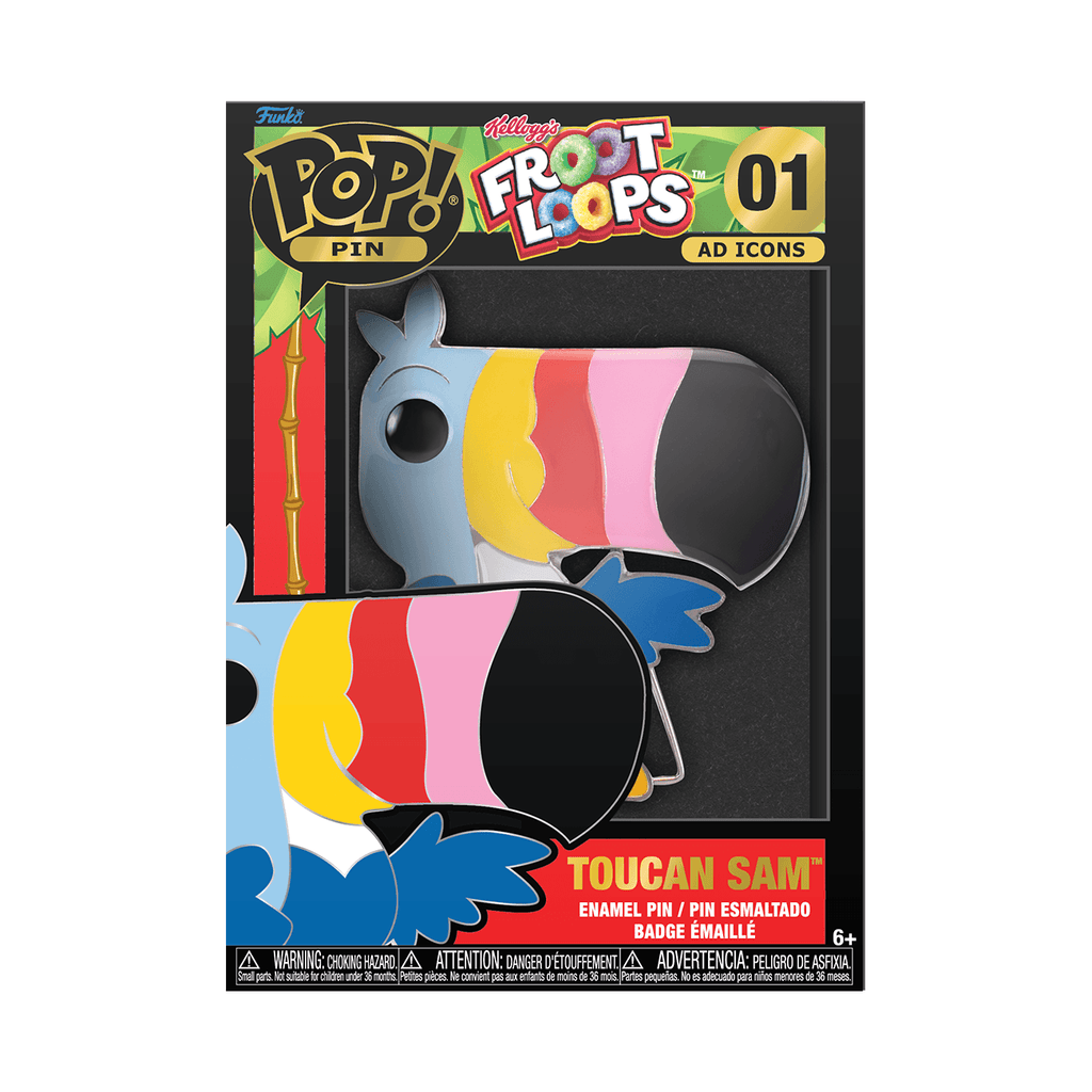 Funko Pop! Sized Pins: Fruit Loops - Toucan Sam Pin - 