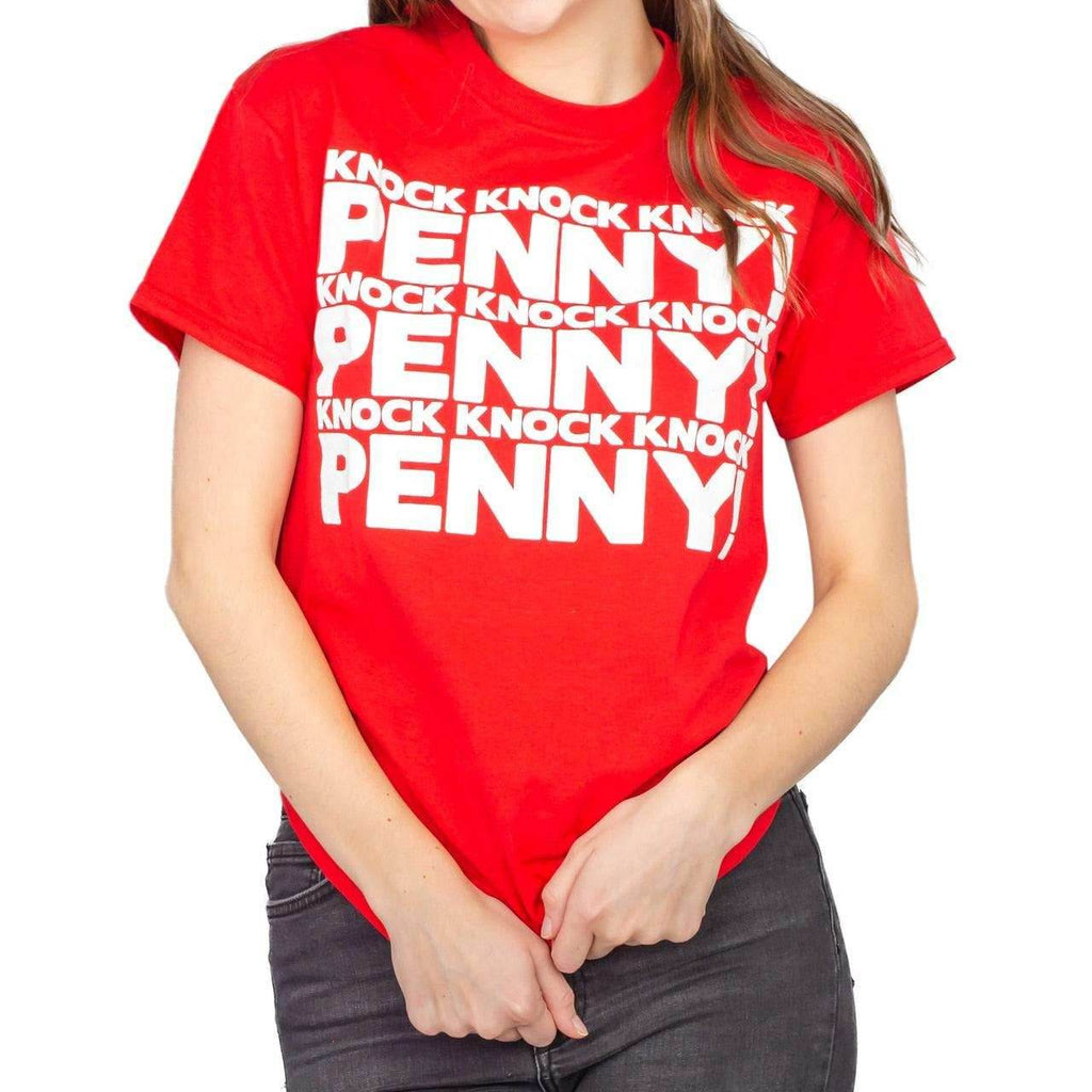 Knock Knock Penny Adult T-shirt - S / Red