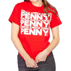 Knock Knock Penny Adult T-shirt - S / Red