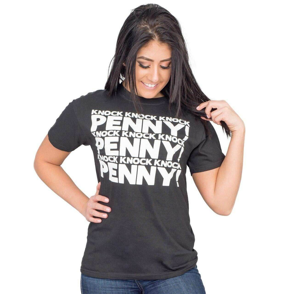 Knock Knock Penny Adult T-shirt - S / Black