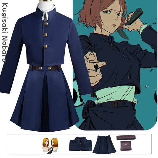 Kugisaki Nobara Cosplay Costume - Jujutsu Kaisen - Clothes wig / S