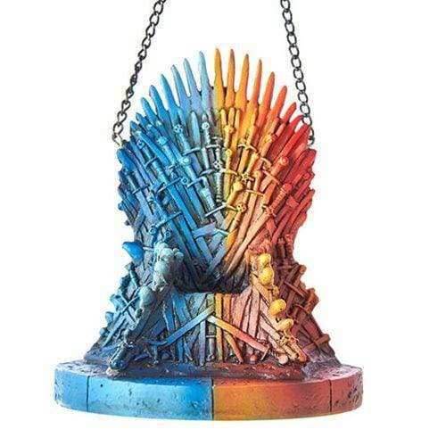 Kurt Adler - Game of Thrones Ornament - Choose your Style - Game of Thrones Fire and Ice Iron Throne 6-Inch Resin