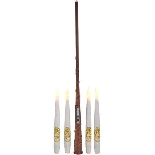 Kurt Adler - Harry Potter LED Floating Candles with Wand Remote 11-Piece Ornament Set - 