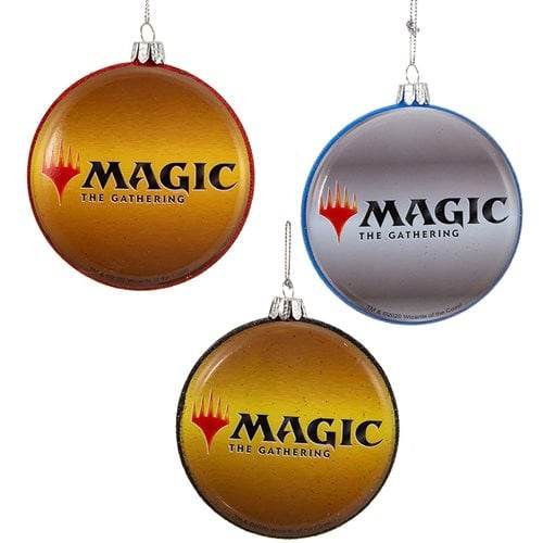 Kurt Adler - Magic the Gathering Ornament - Choose your Style - 100mm Disc - 3 Discs