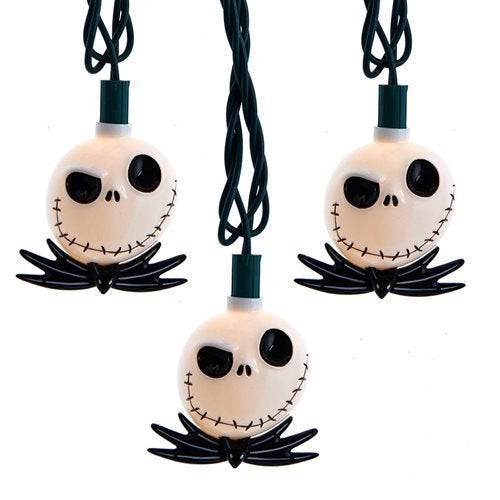 Kurt Adler - Nightmare Before Christmas Jack Skellington Light Set - 