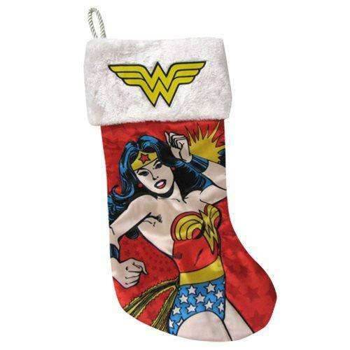 Kurt Adler - Wonder Woman 19-Inch Stocking - Choose your Style - Wonder Woman Retro Printed