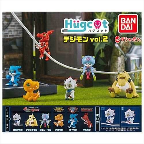 Digimon Adventure Hugcot Vol. 2 Capsule Toy Gashapon (1 Capsule) - 