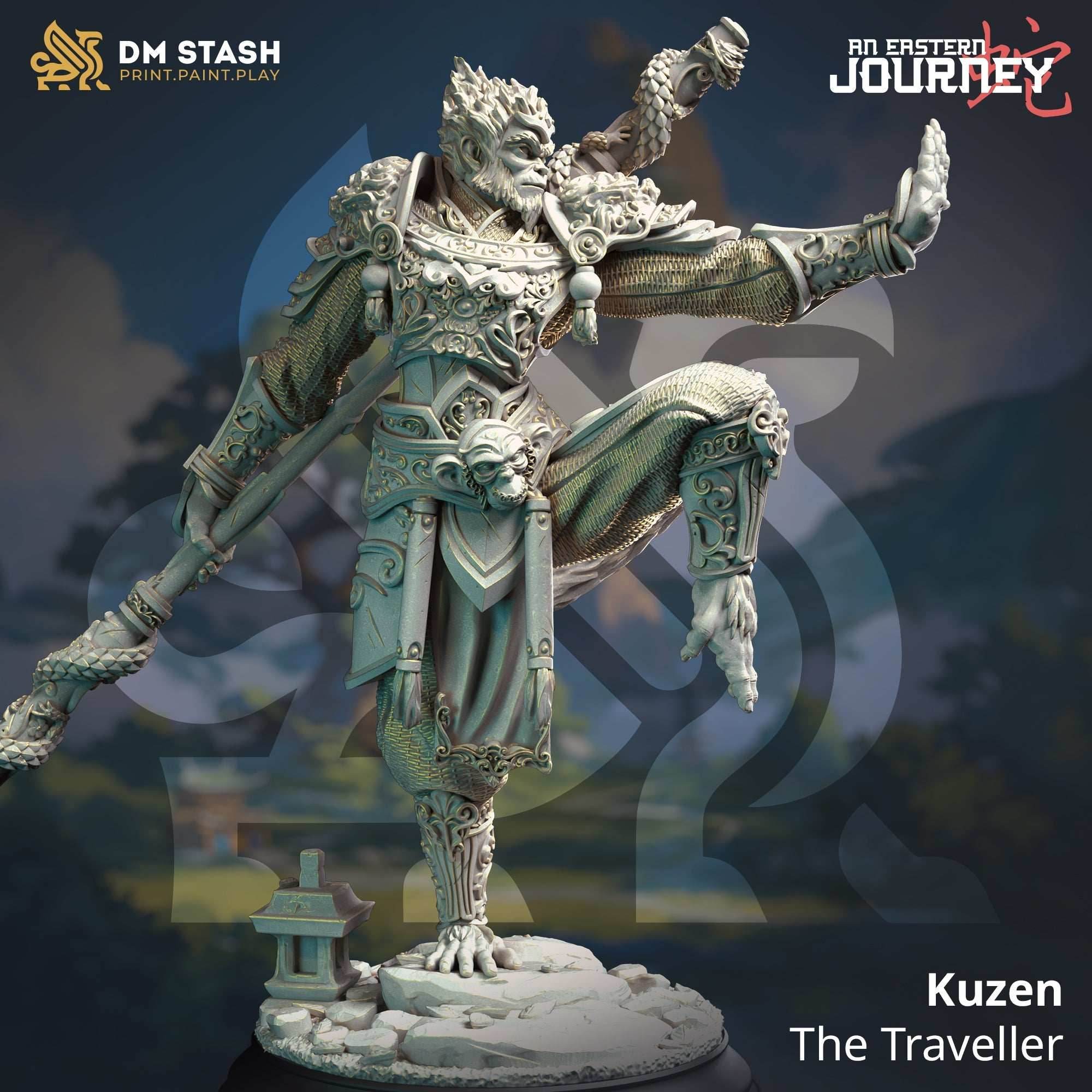 Kuzen, the Traveller (Monkey King) - 32mm Scale