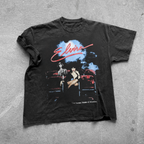 90S Elvira 'Hottest Hostess' Vintage Washed Promo Black Tee