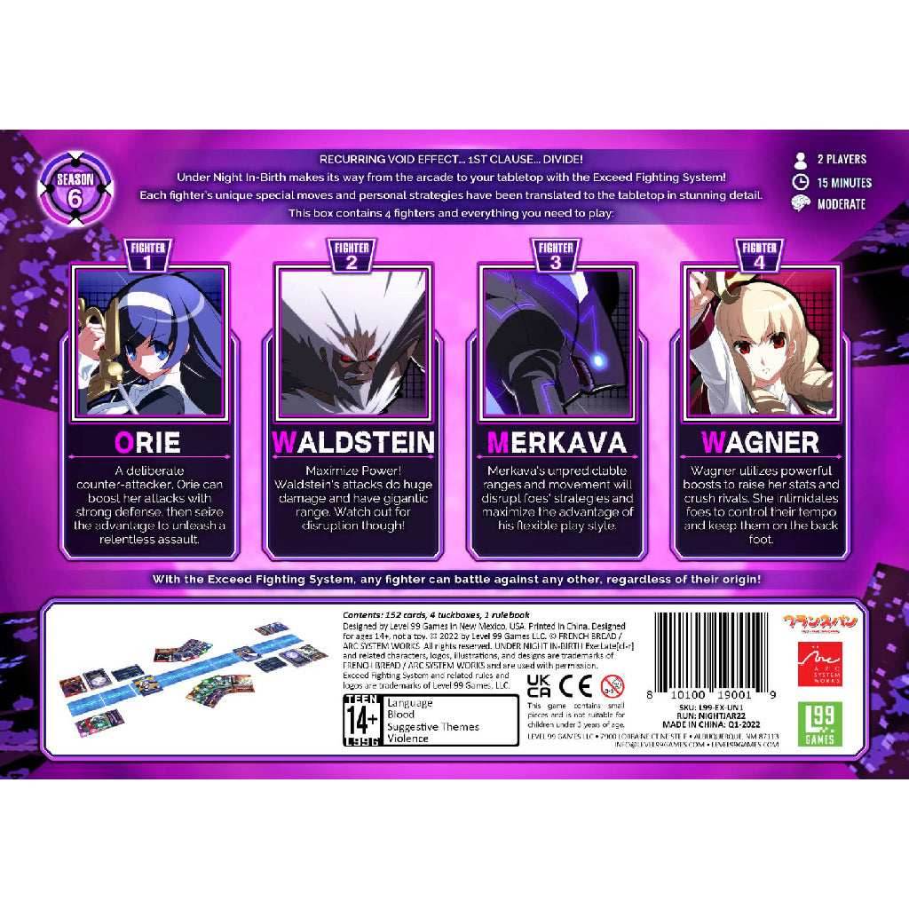 Exceed: Under Night In-Birth - Orie Box - 