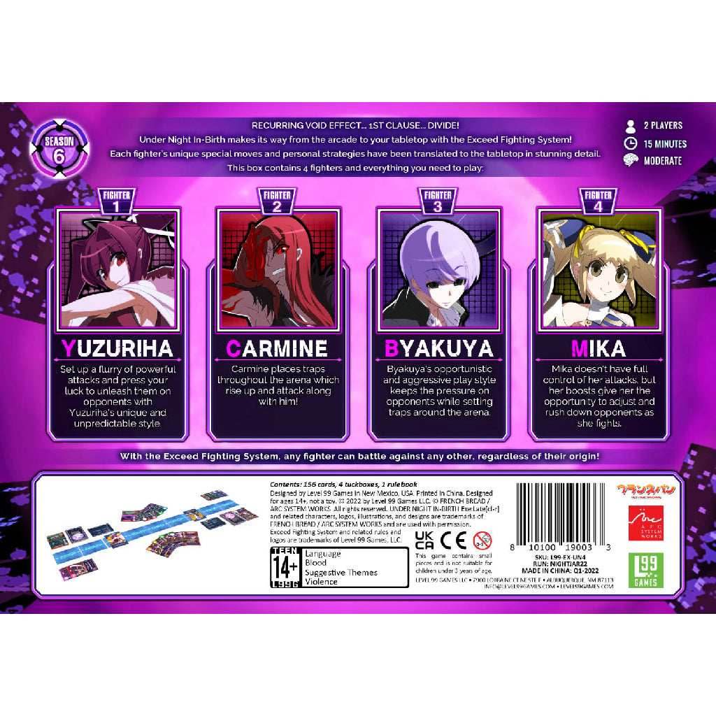 Exceed: Under Night In-Birth - Yuzuriha Box - 