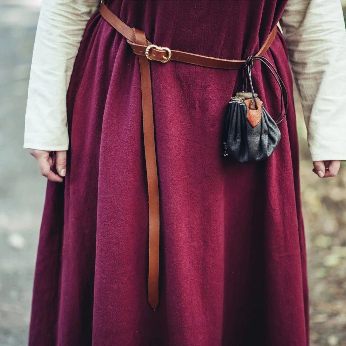 Ladies' Leather Viking Belt for Dresses