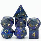 Lapis Lazuli Gemstone Dice Set - 
