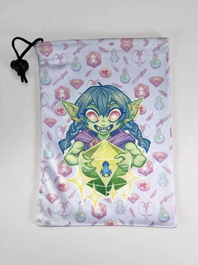 Kraken Dice Large Dice Bag - Goblin Girl