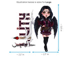 Lilith Sticker and Magnet - Queen of the Night Biblikins™ – Primordial Figure of Folklore | Waterproof & UV-Proof - Sticker / Large