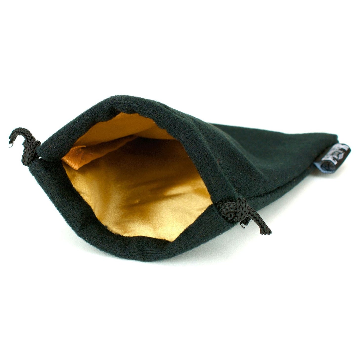 Bolsa de dados de terciopelo negro con interior satinado de 5x8 pulgadas - Múltiples colores disponibles