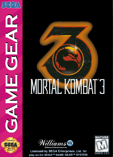 Mortal Kombat 3 (Sega Game Gear) - Game Manual Only