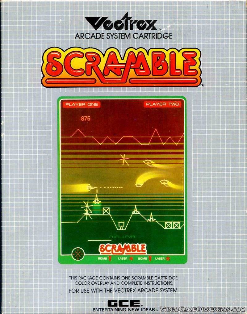 Scramble (Vectrex) - Game Manual Only