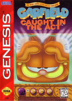 Garfield Caught in the Act (Sega Genesis) - Game Manual Only
