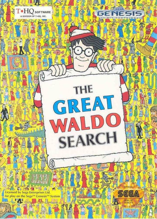 Great Waldo Search (Sega Genesis) - Game Manual Only