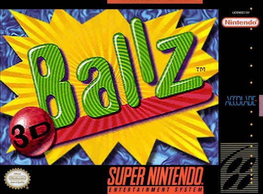 Ballz 3D (Super Nintendo) - Game Manual Only