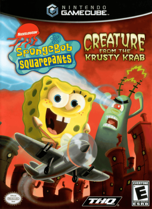 SpongeBob SquarePants Creature from Krusty Krab (Gamecube) - Game Manual Only