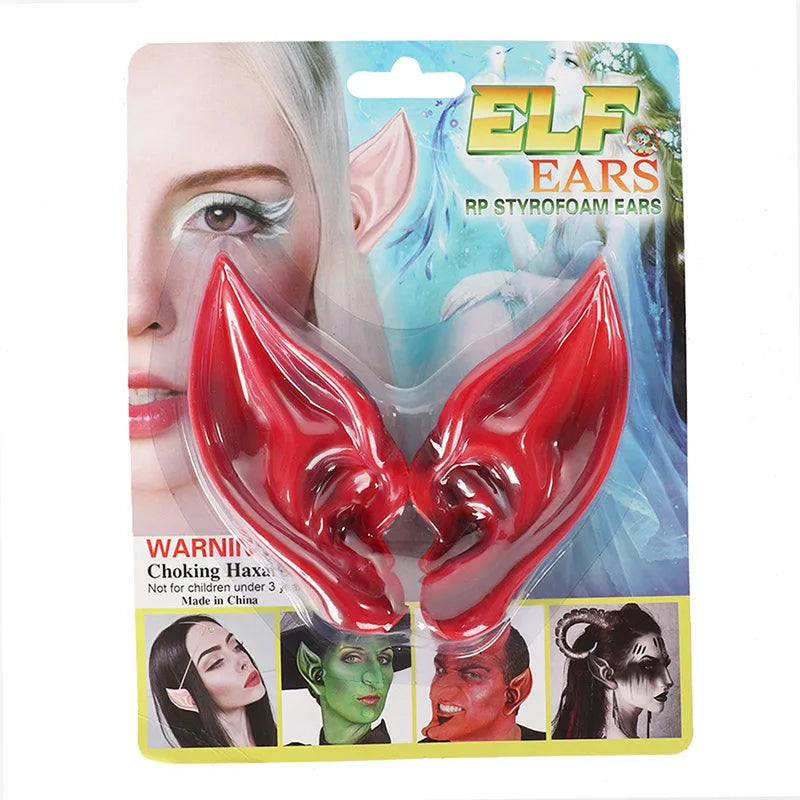 Latex Elf Ears 1Pairs Of Party Decor Latex Ears Fairy Cosplay Costume Accessories Angel Elf Ears Photo Props Adult Girl Hallowee