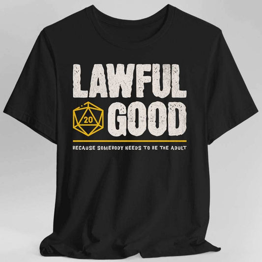Lawful Good Shirt - DnD Alignment T-shirt - Black / S