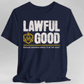 Lawful Good Shirt - DnD Alignment T-shirt - Navy / S