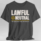 Lawful Neutral Shirt - DnD Alignment T-shirt - Dark Heather / S