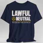 Lawful Neutral Shirt - DnD Alignment T-shirt - Navy / S