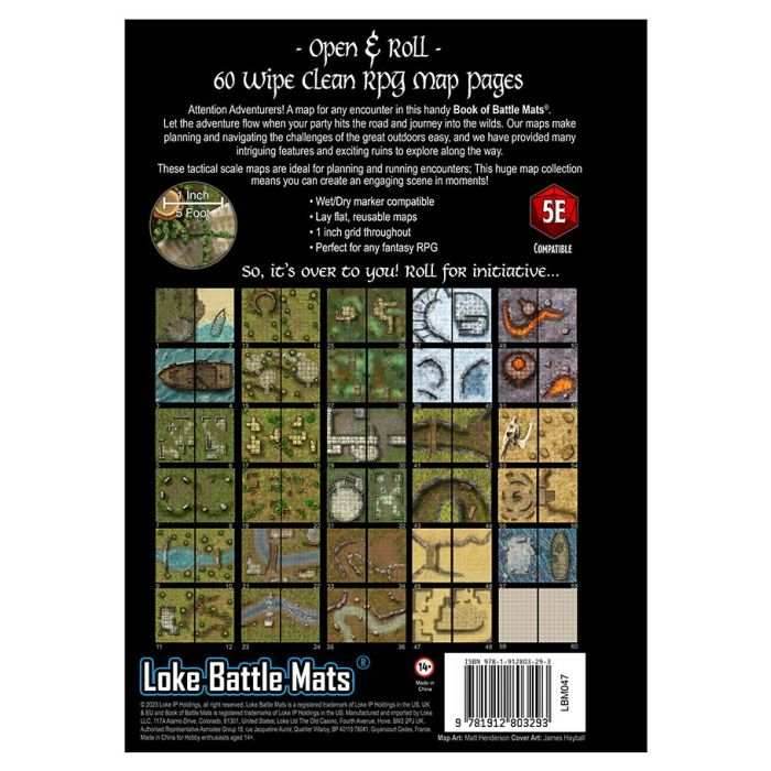 Big Book of Battle Mats: Wilds, Wrecks & Ruins - 