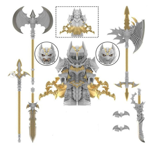 Batman Berserk Anime Minifigure – Dark Armored Demon Slayer Style