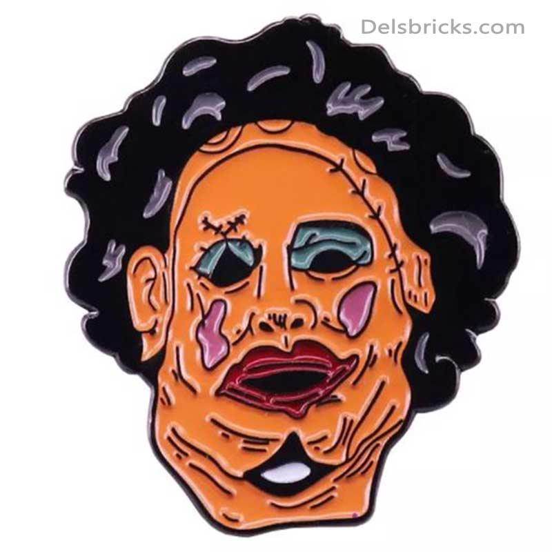 Leatherface Texas Chainsaw massacre Enamel Pins Near Me - 