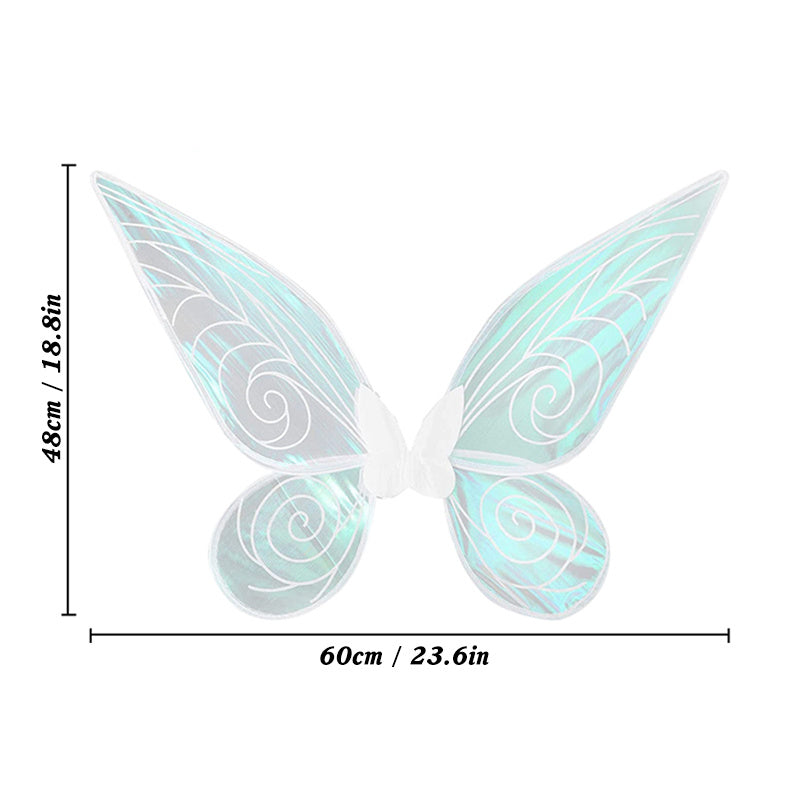 LED Fairy Wings Glowing Sparkle Butterfly Elf Princess Angel Wings Halloween Party Cosplay Costumes Performance Photography Prop