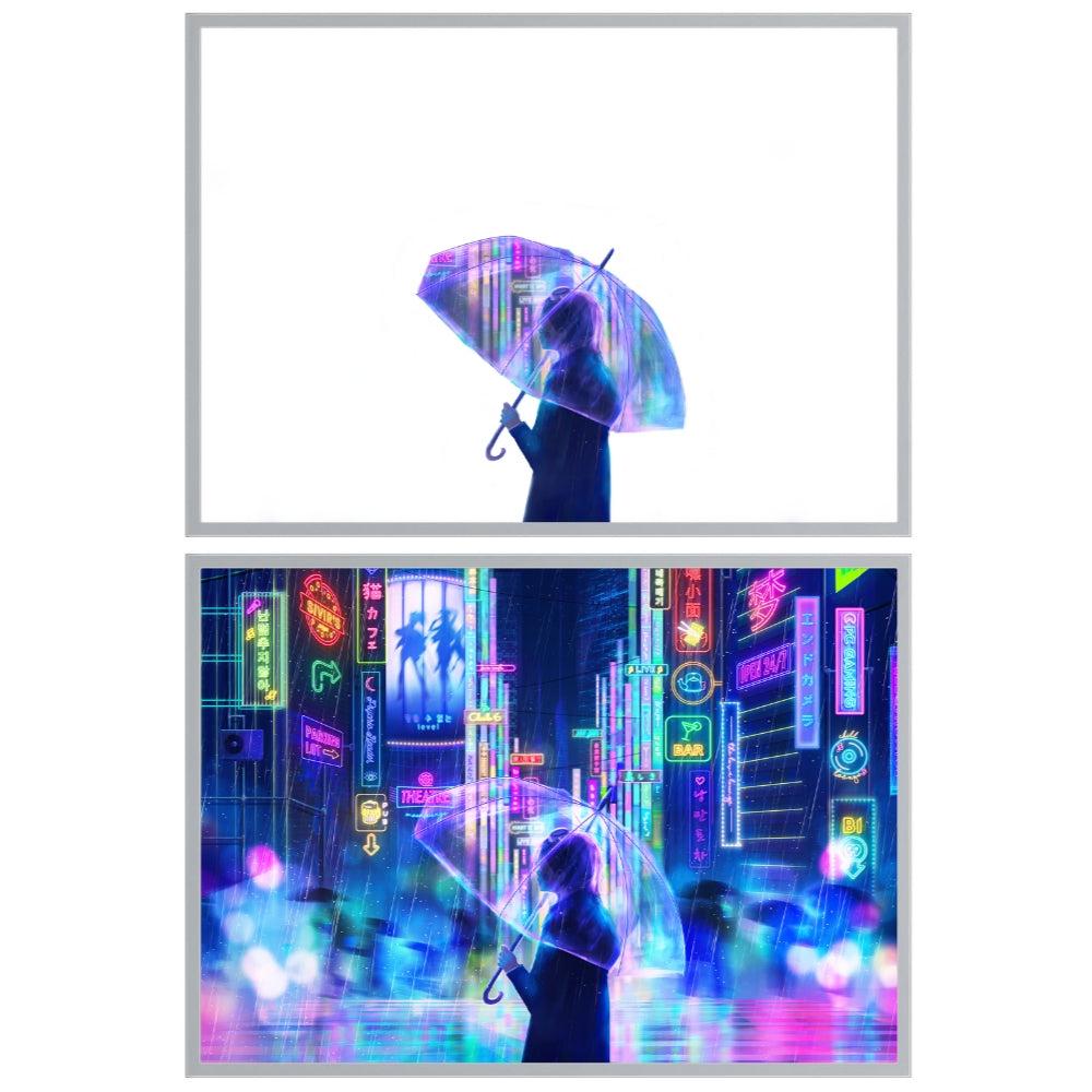 LED Painting Lamp Anime Cyberpunk LED Night Light