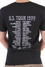 Led Zeppelin 1977 American Tour Black T-shirt - S