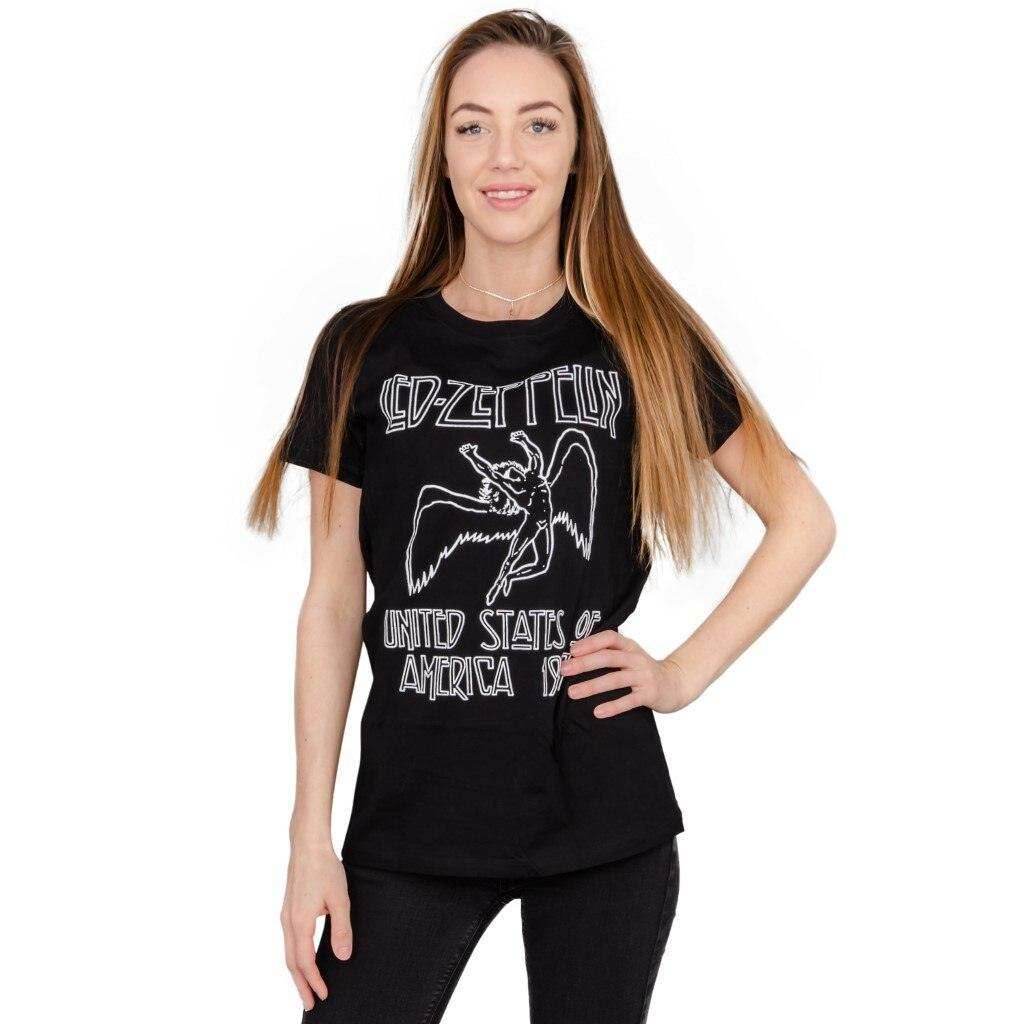 Led Zeppelin 1977 American Tour Juniors T-shirt - S