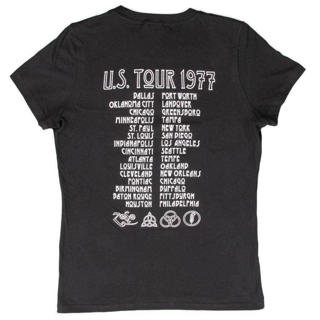 Led Zeppelin 1977 American Tour Juniors T-shirt - S