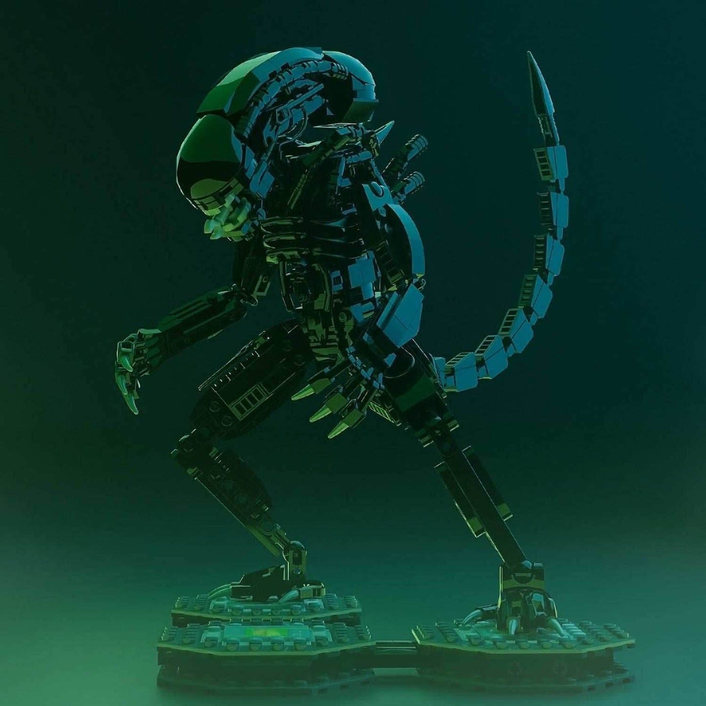 Aliens Xenomorph - Custom MOC made using LEGO parts - 