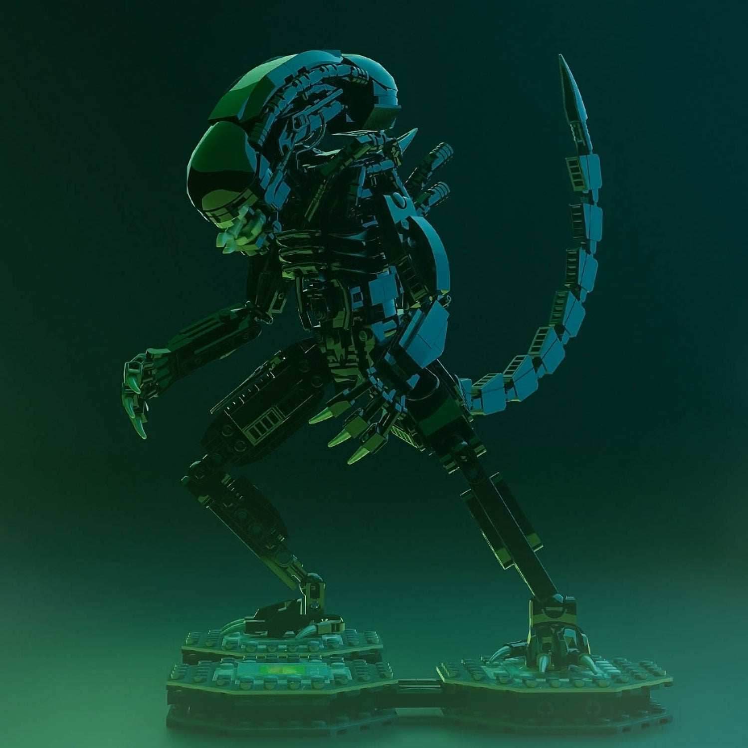 Aliens Xenomorph - Custom MOC made using LEGO parts - 