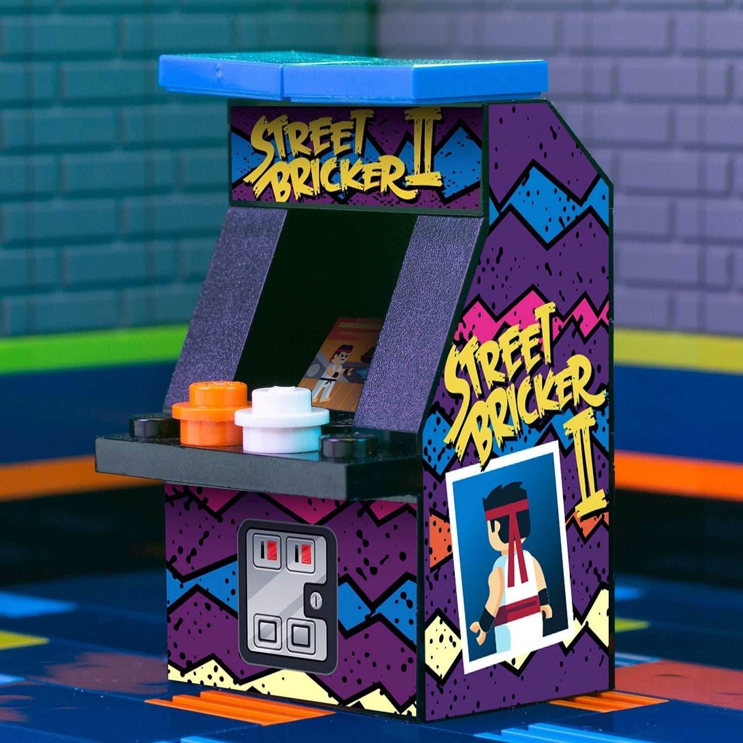 Street Bricker II - B3 Customs Arcade Machine made using LEGO parts - 