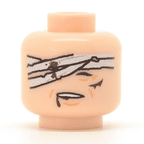 Bandaged Head - Custom LEGO Military Part - Light Flesh