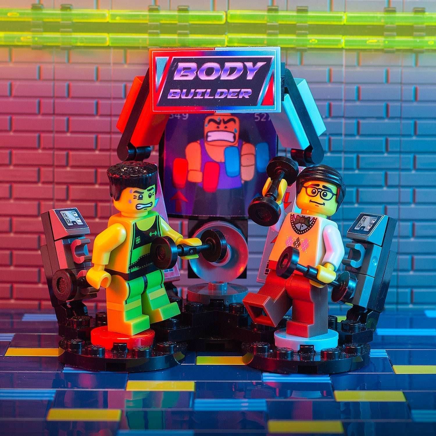 B3 Customs® Body Builder Arcade Game Building Set - 