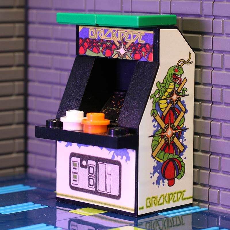 Custom Brickipede Arcade Machine made using LEGO parts - B3 Customs - 