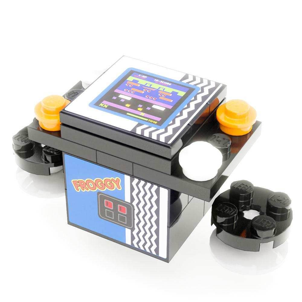 Froggy 2-Player Classic Arcade made using LEGO parts - B3 Customs - 