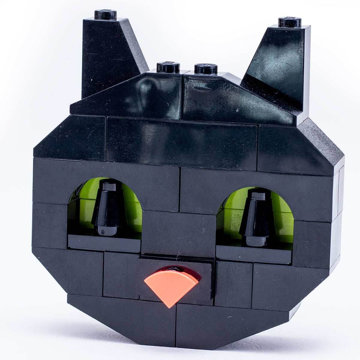 Custom Halloween Black Cat made using LEGO parts - 