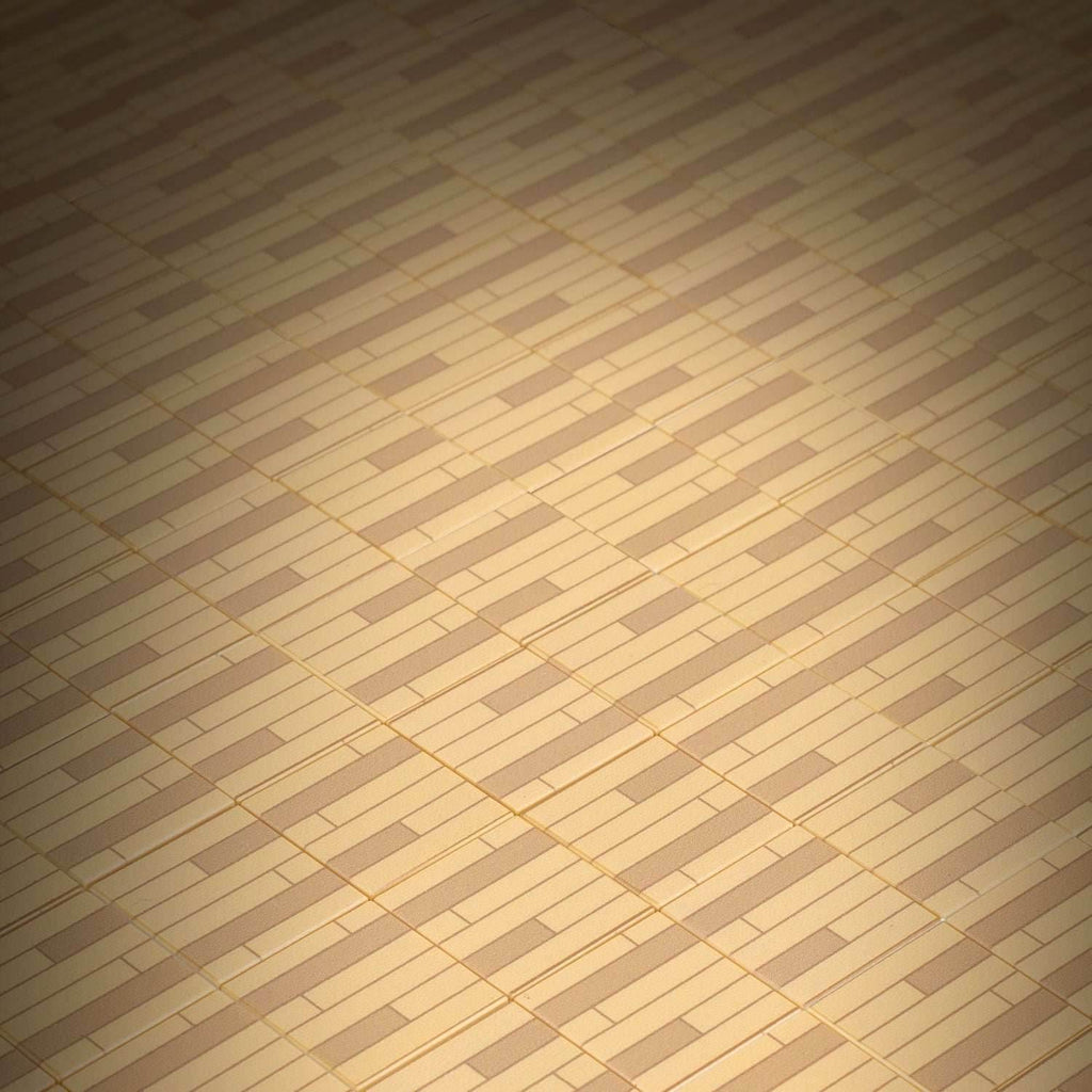 Hardwood Flooring (Light) / Basketball Court 2x2 Tile made using LEGO parts -B3 Customs - 
