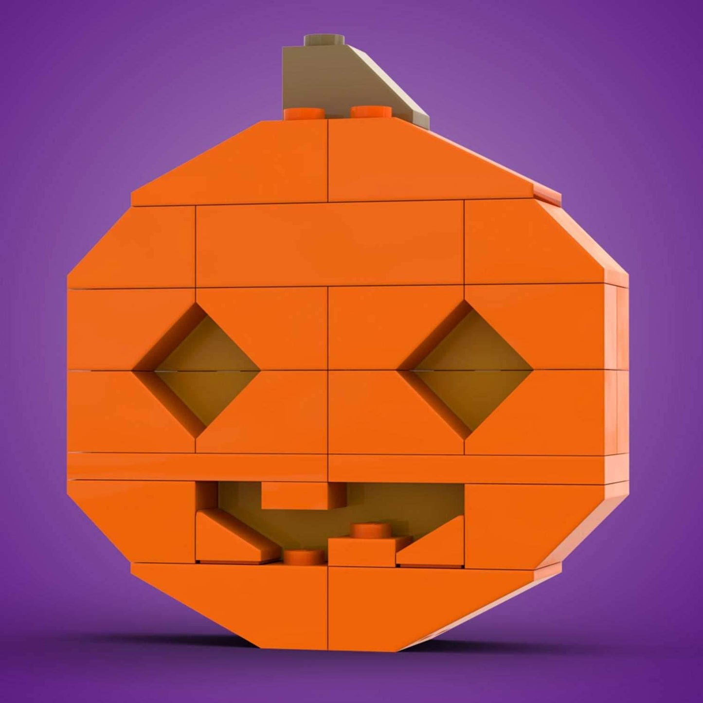 Halloween Jack-O'-Lantern B3 Customs Set made using LEGO parts - 