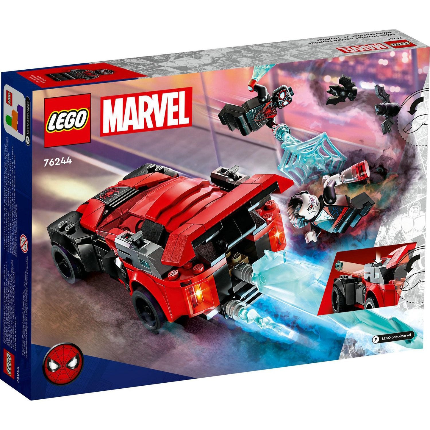 LEGO Marvel Miles Morales vs Morbius [76244 - 220 Pieces]